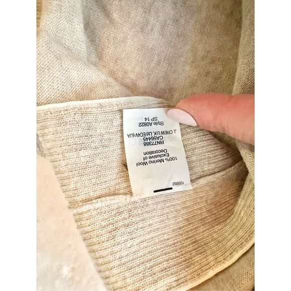 J. Crew dolman sleeve beige top size xxs - Picture 9 of 12